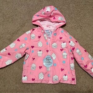 Holly & Beau Pink Cupcake Raincoat